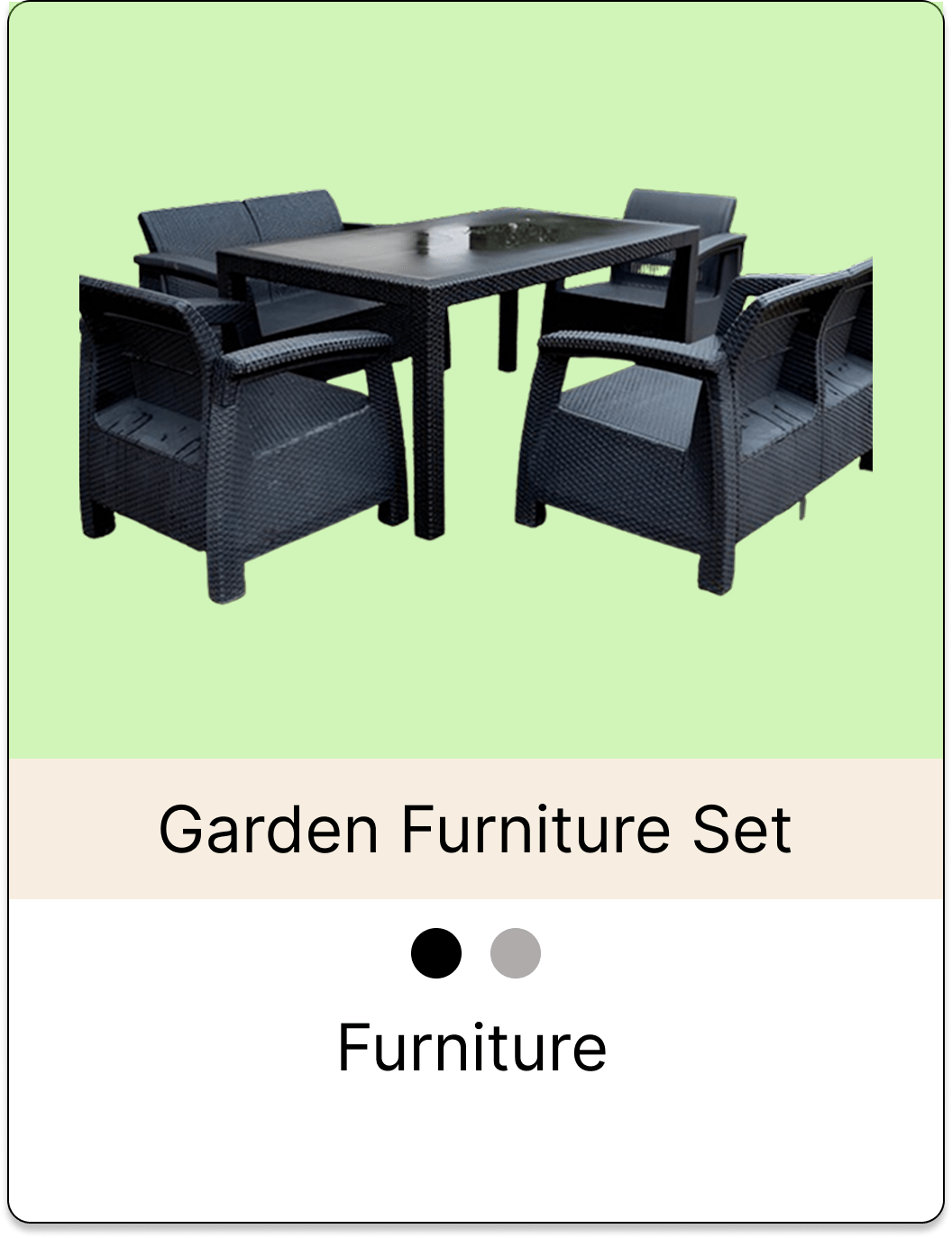 garden furniture